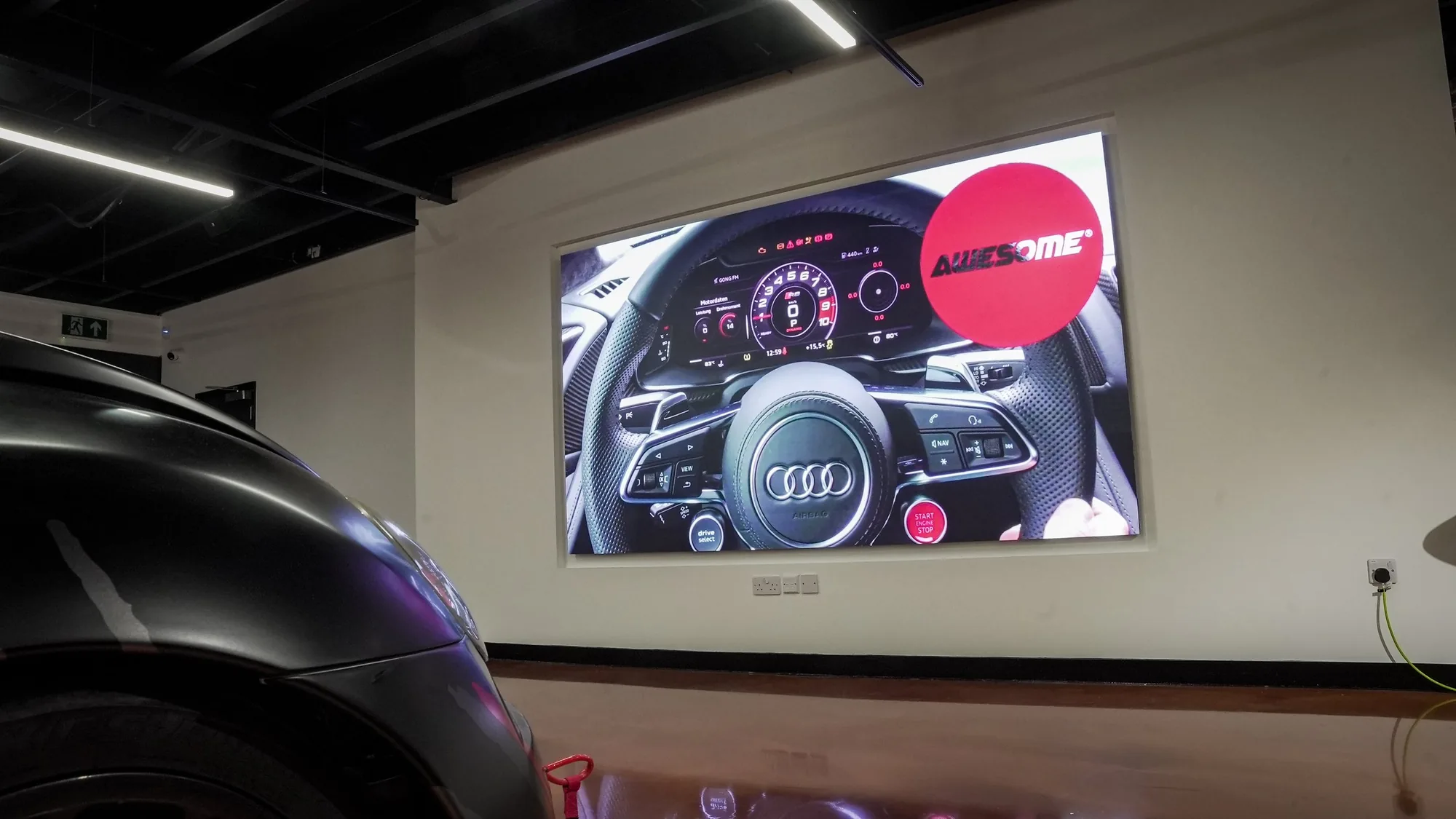 The showroom floor