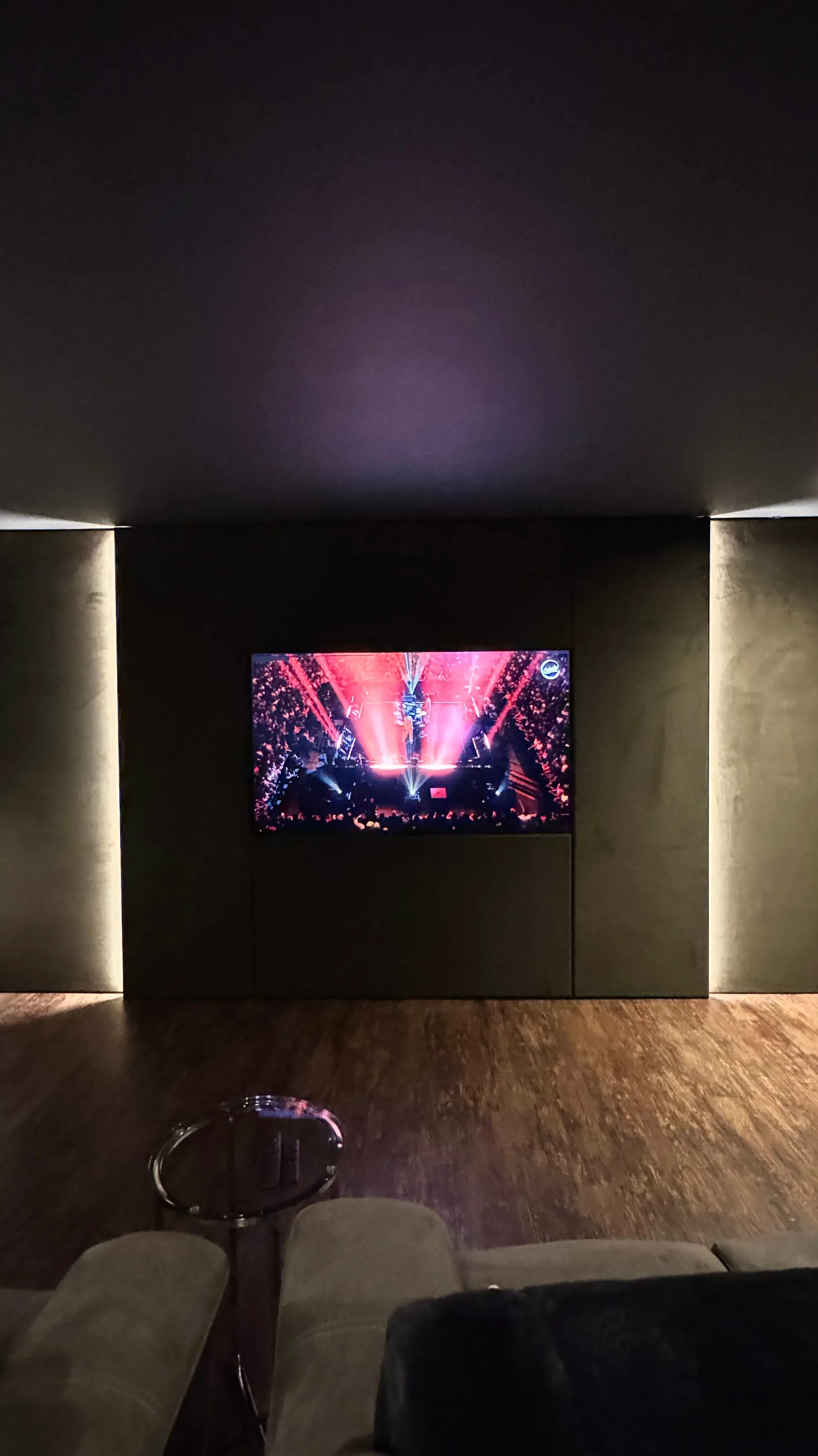Media wall detail